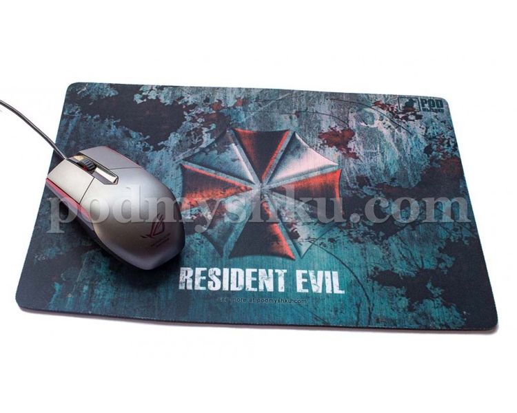 Resident Evil. Розмір 32 см х 22 см. Геймерський килимок для миші. GM22 фото