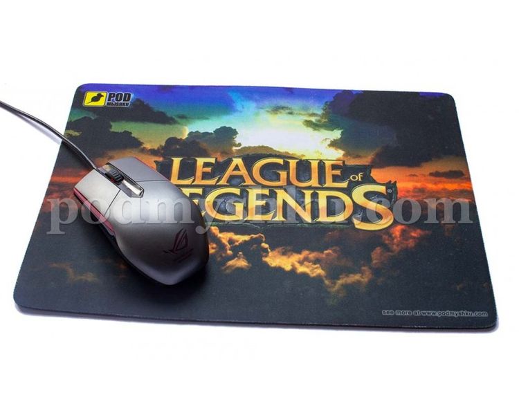 League of Legends. Розмір 32 см х 22 см. Геймерський килимок для миші. GM17 фото