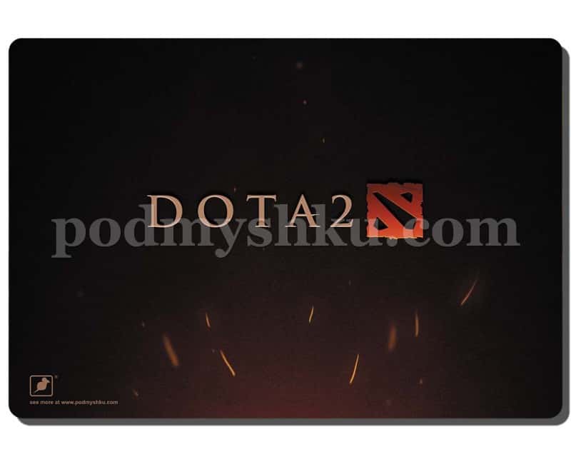 Dota 2 L. Размер 43 см х 33 см. Геймерский коврик для мыши. - фото 1