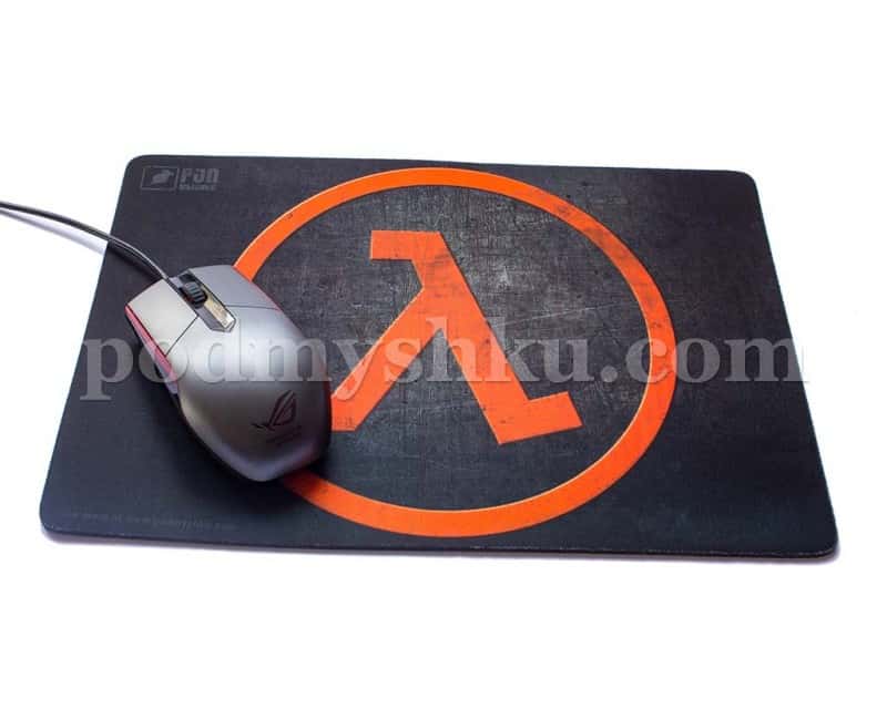 Half life. Размер 32 см х 22 см. Геймерский коврик для мыши. - фото 2
