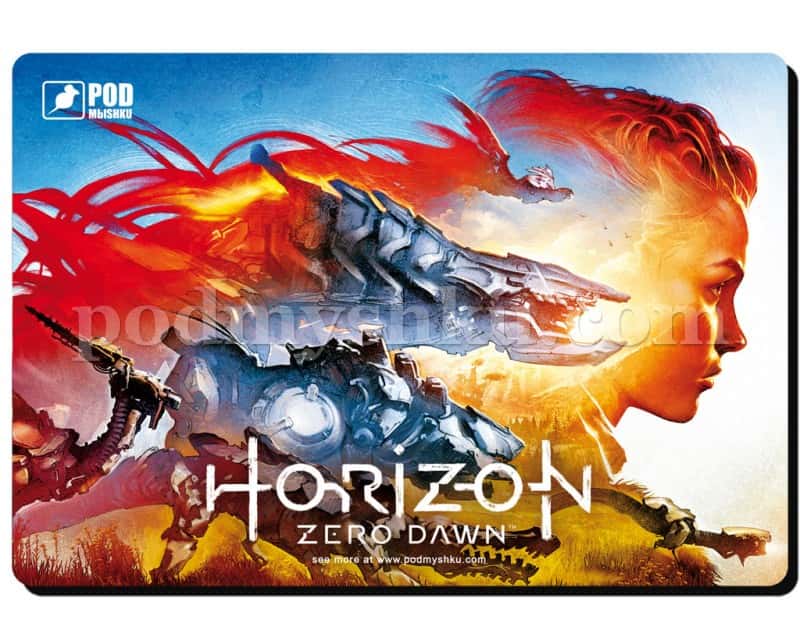 HORIZON ZERO DAWN. Размер 32 см х 22 см. Геймерский коврик для мыши. - фото 1