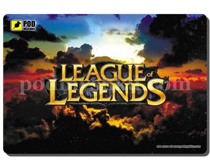 League of Legends. Розмір 32 см х 22 см. Геймерський килимок для миші. - фото 1
