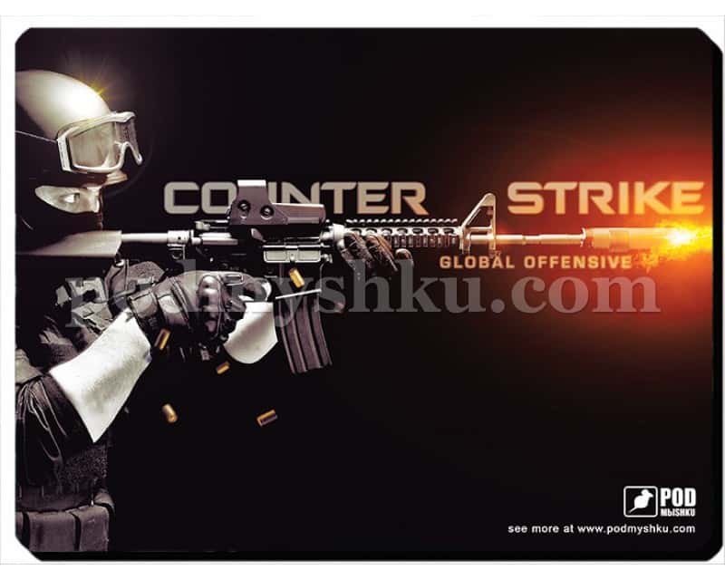 Counter strike S. Размер 26 х 19,5 см. Геймерский коврик для мыши. - фото 1