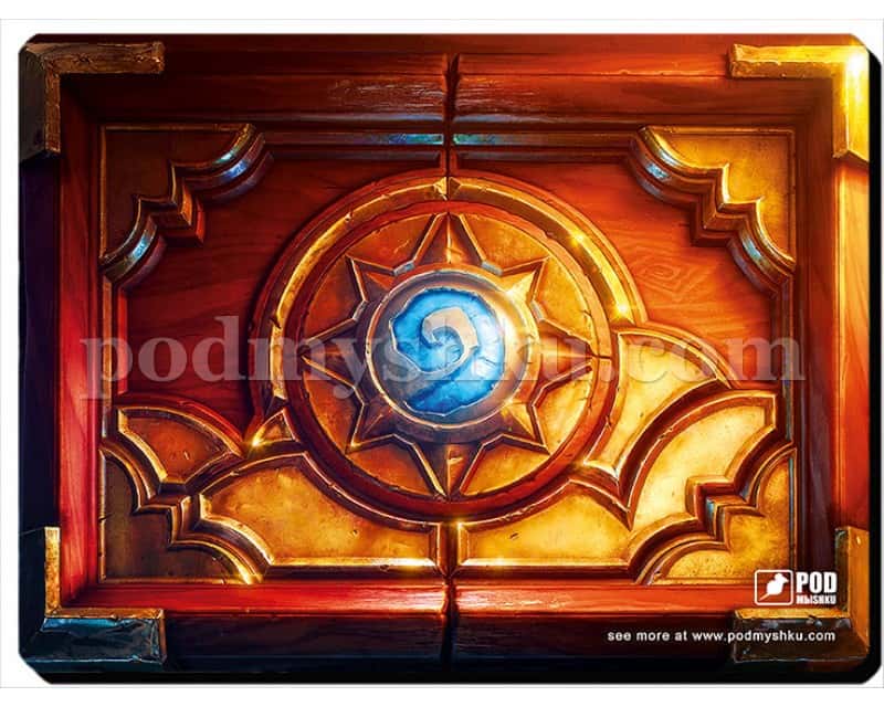 Hearth Stone S. Розмір 26 х 19,5 см. Геймерський килимок для миші. - фото 1