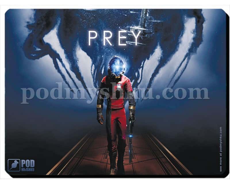 PREY S. Розмір 26 х 19,5 см. Геймерський килимок для миші. - фото 1