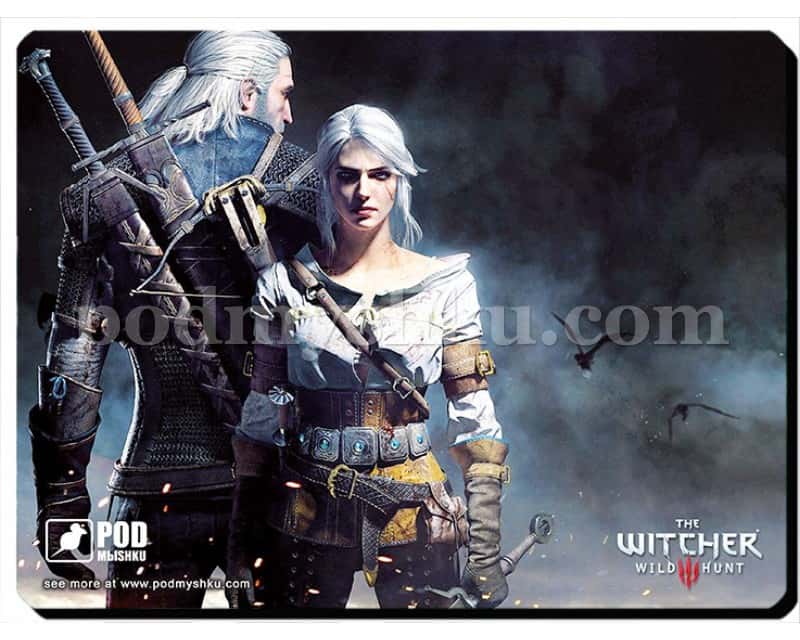 The Witcher S. Размер 26 х 19,5 см. Геймерский коврик для мыши. - фото 1