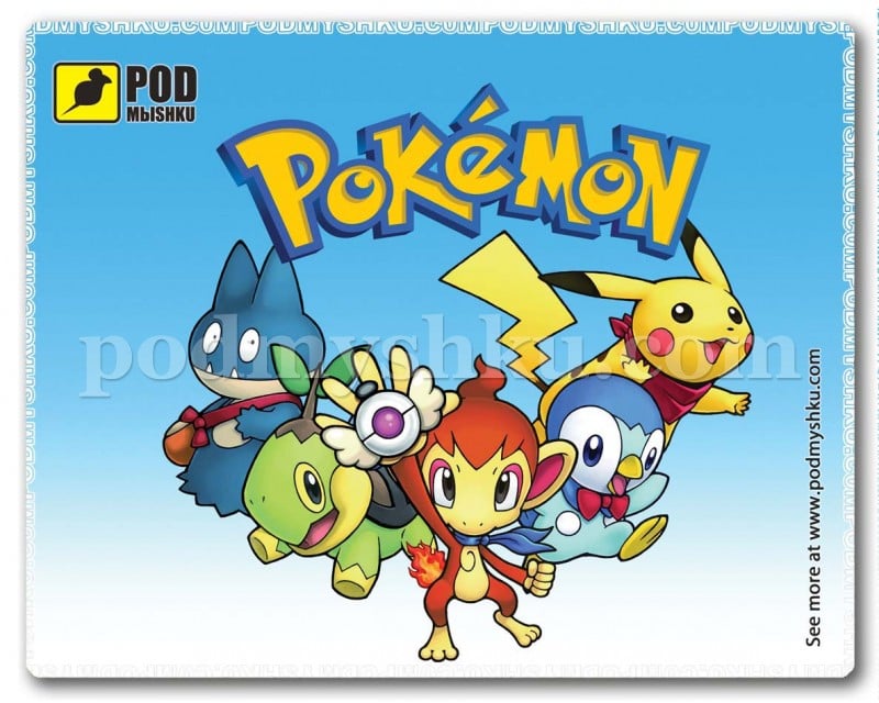 Коврик для мыши Podmyshku Pokemon