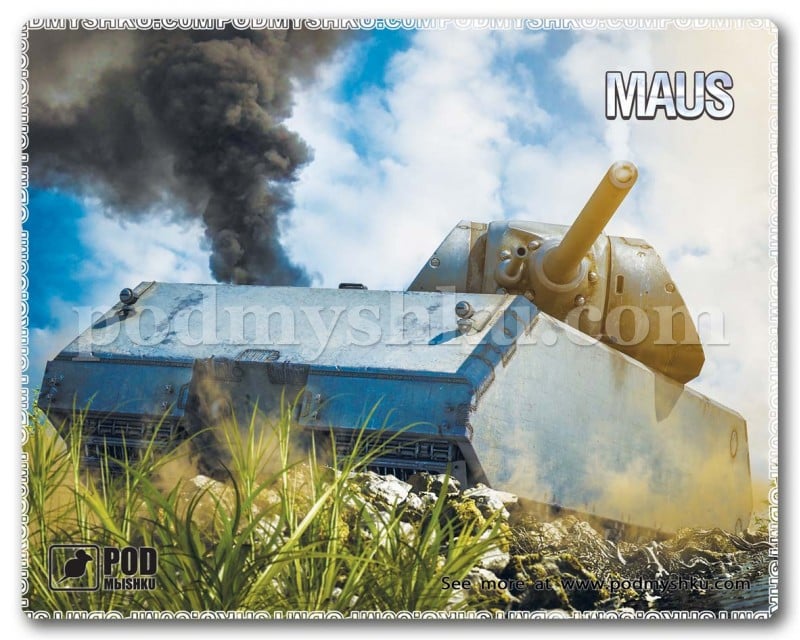Килимок для миші Podmyshku Танк Maus