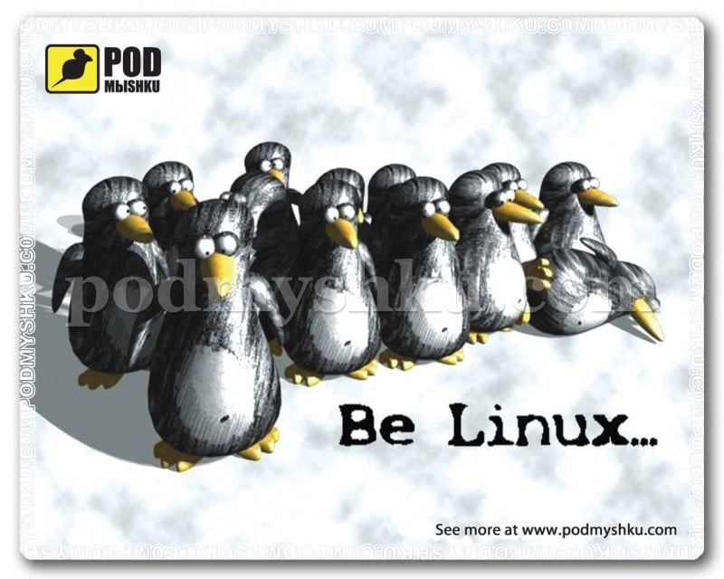 Килимок для миші Podmyshku Be Linux