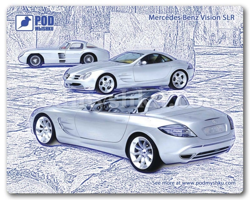 Килимок для миші Podmyshku Mercedes Vision SLR