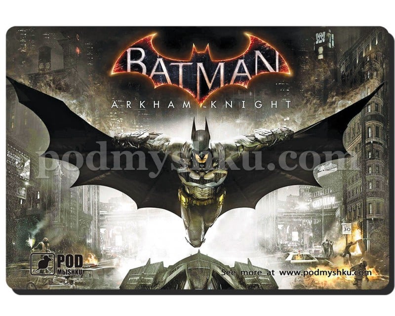 Batman. Размер 32 см х 22 см. Геймерский коврик для мыши.