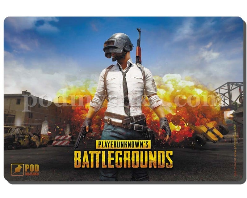 Battlegrounds. Размер 32 см х 22 см. Геймерский коврик для мыши.