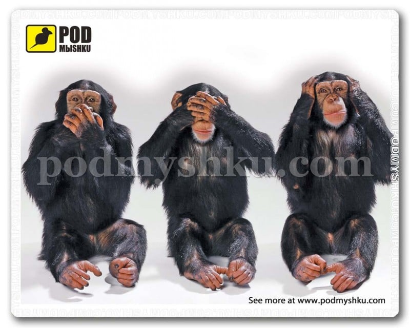 Килимок для миші Podmyshku Мавпочки