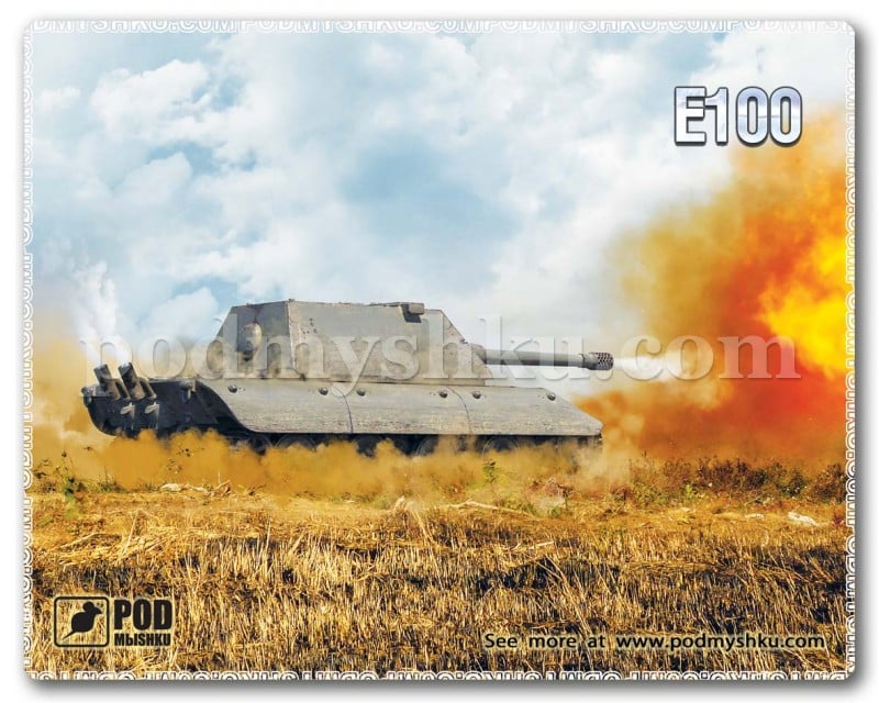 Килимок для миші Podmyshku Танк Е-100