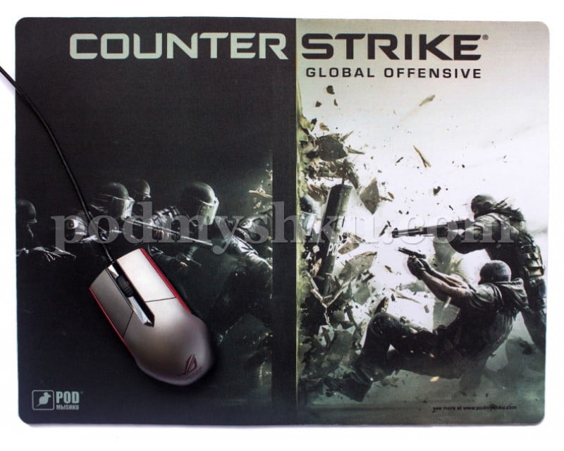 Counter strike L. Размер 43 см х 33 см. Геймерский коврик. - фото 2