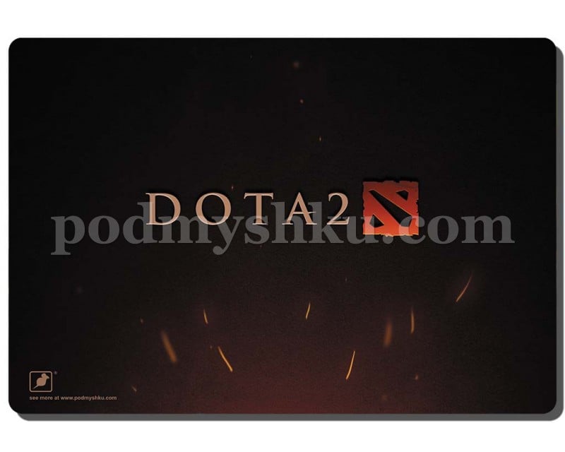 Dota 2 L. Размер 43 см х 33 см. Геймерский коврик для мыши.
