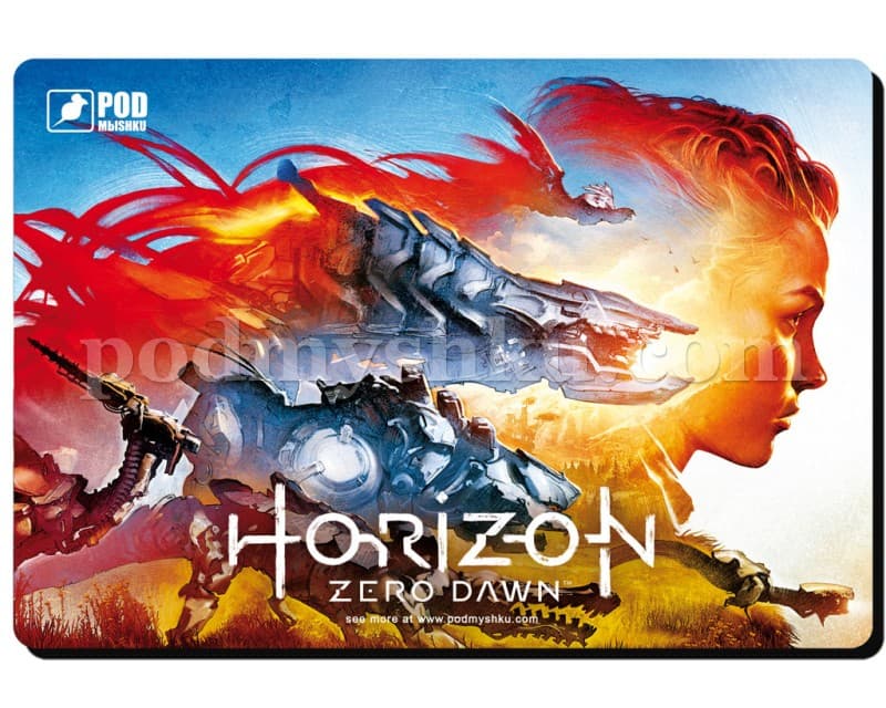 HORIZON ZERO DAWN. Размер 32 см х 22 см. Геймерский коврик для мыши.