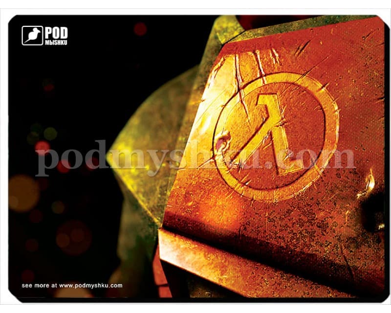 HALF LIFE S. Розмір 26 х 19,5 см. Геймерський килимок для миші.