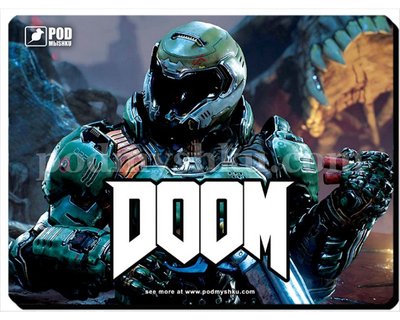 Doom S. Размер 26 х 19,5 см. Геймерский коврик для мыши. GS05 фото
