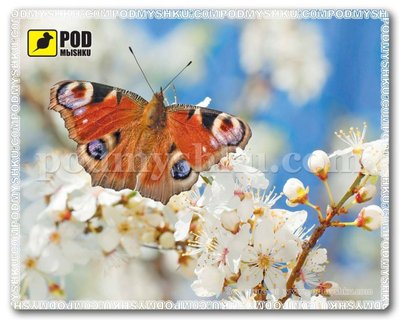 Коврик для мыши Podmyshku Весна-бабочка Art03 фото