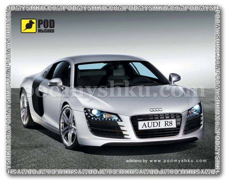 Килимок для миші Podmyshku Audi R8 Art62 фото